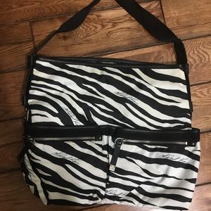 Michael Kors Something Wild zebra print bag